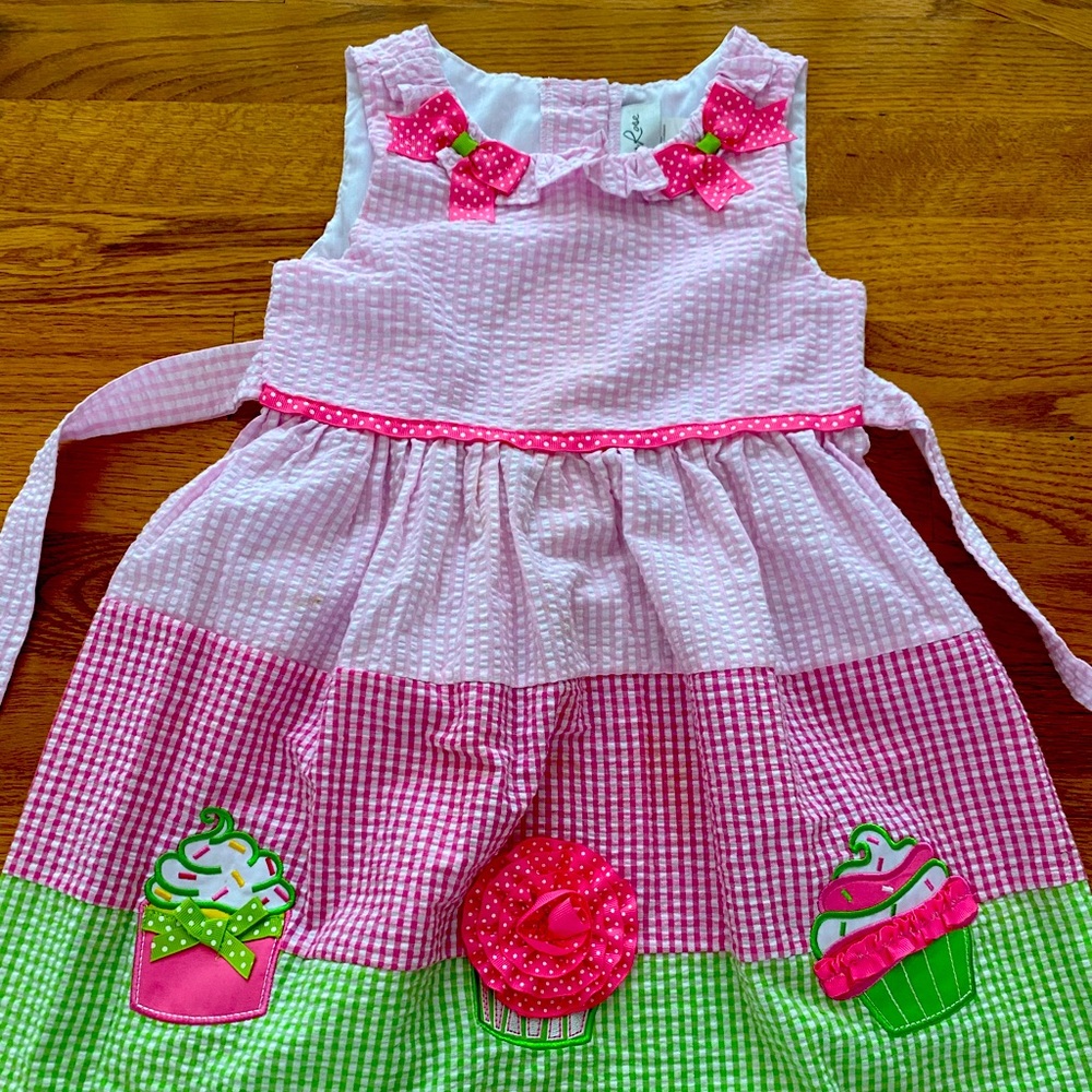 Emily Rose size 5 Seersucker Dress